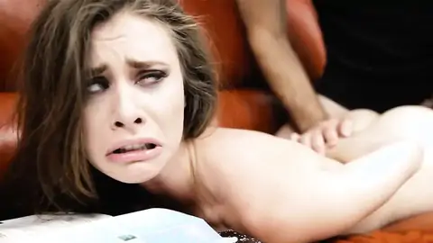 Stepdaughter Anya Olsen is penalized by her father's hard-on