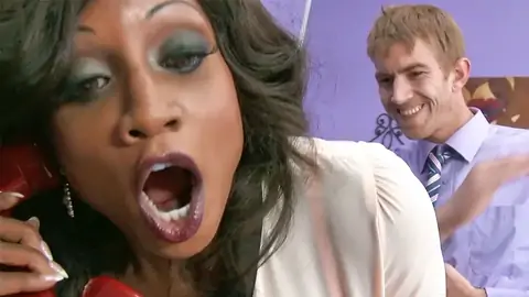 Danny D is drilling Diamond Jackson from behind