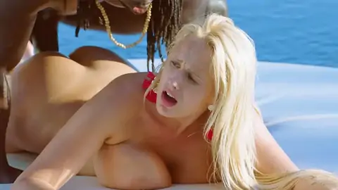 Angel Wicky having interracial tear up-a-thon at the vacation