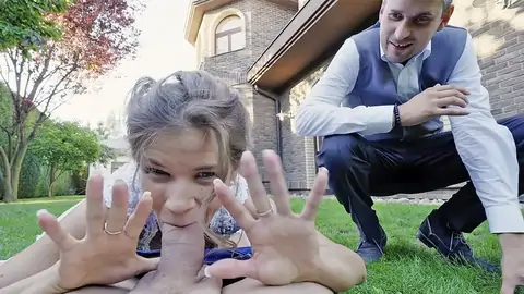 Bride finishes off by a stranger's firm shag with anal invasion frigging